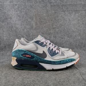 Nike Shoes Mens 8.5 Air Max 90 Sneakers Comfort Premium Zebra Athletic Trainers